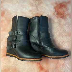 Skechers SKCH+3 Wedge Boots Black Size 8